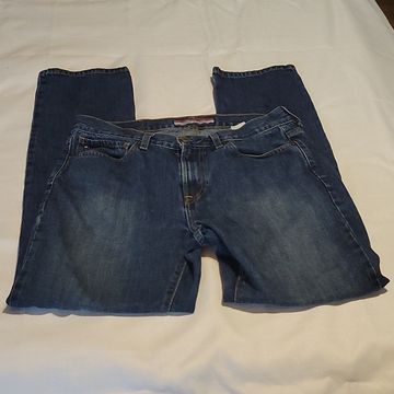 Tommy Hilfiger - Jeans coupe droite (Bleu)