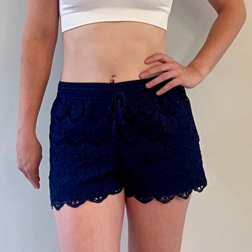 IDK - Shorts en dentelle (Bleu)