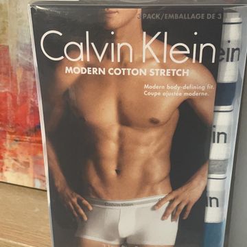 Calvin Klein - Boxeurs (Blanc, Bleu, Gris)