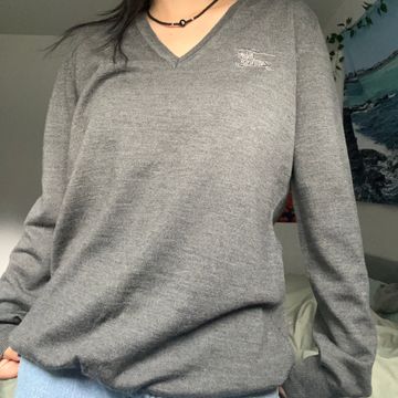Burberry - V-neck sweaters (Grey)