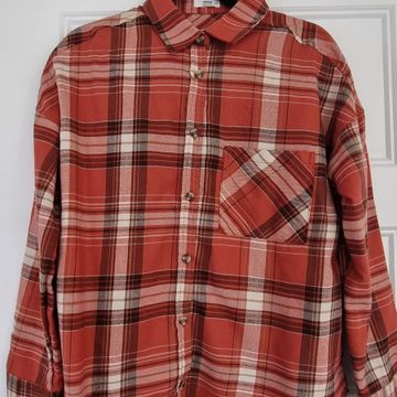 Ardene - Chemises à carreaux (Marron, Rouge, Beige)