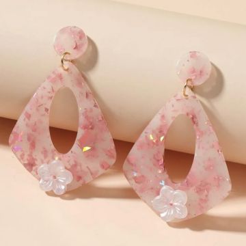 Choublak509  - Earrings (Pink)