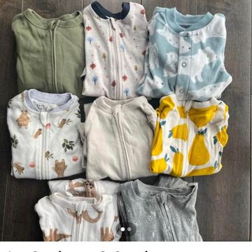 Old navy, bébé confort - Pyjamas, dormeuses pour bébé (Jaune, Gris, Beige)