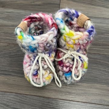 Les Petits Tousi - Baby shoes (White, Blue, Pink)