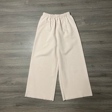 Unknown - Pantalons à jambe larges (Beige)