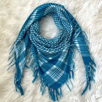 Garage - Large scarves & shawls (White, Blue, Turquiose)