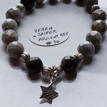 La Perle d'Aylmer - Bracelets (Marron, Beige, Argent)