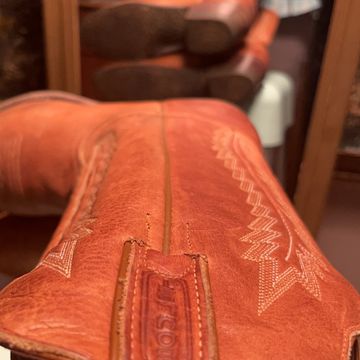 Leather  - Bottes cowboy et western (Cognac)