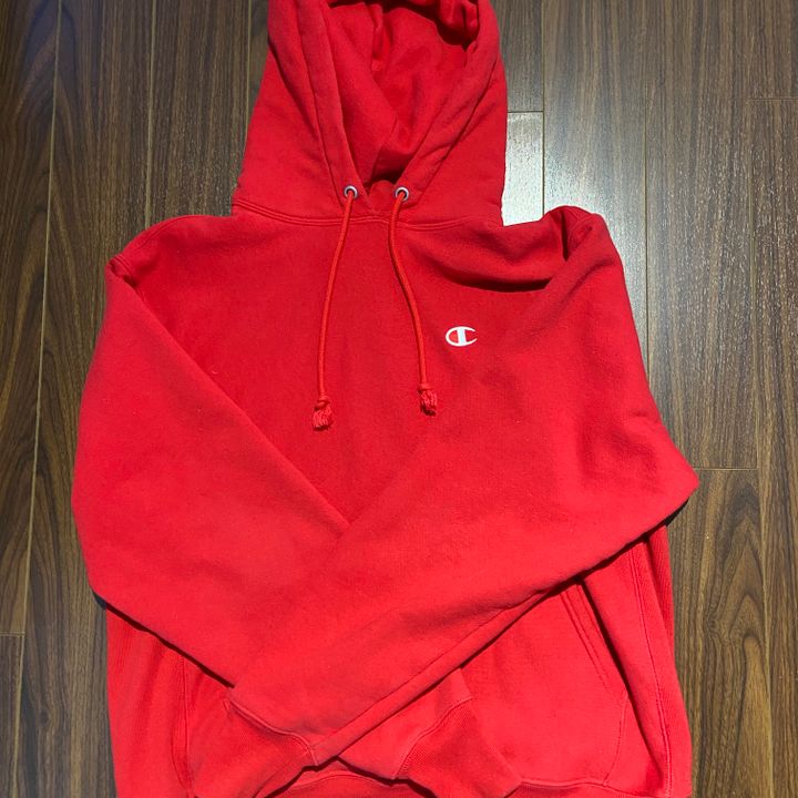 Hoodie champion shop red