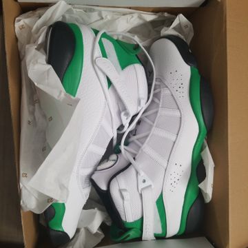 Jordan  - Sneakers (White, Black, Green)