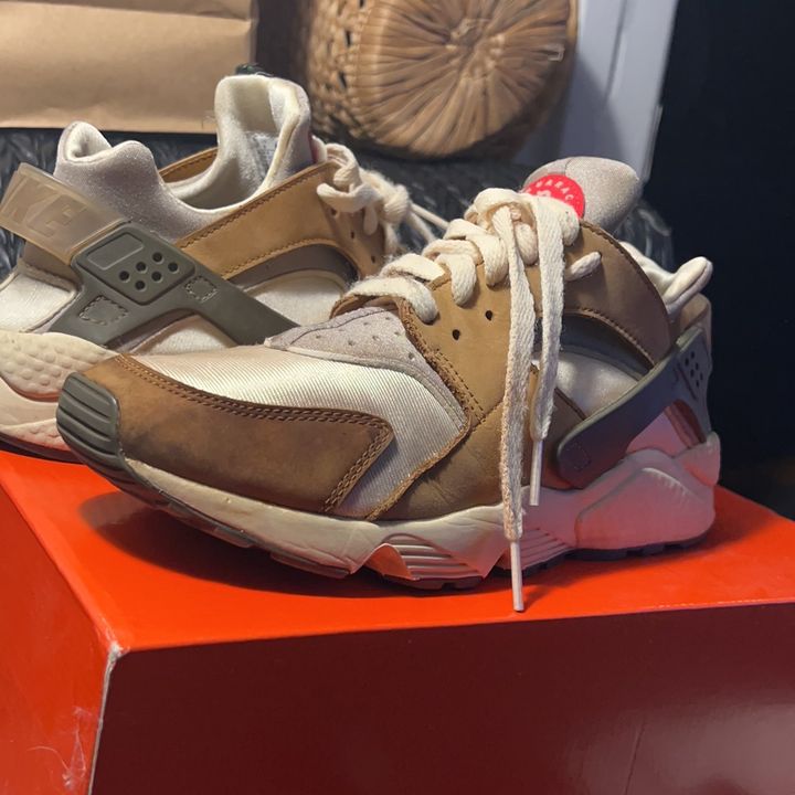 Huarache top beige orange