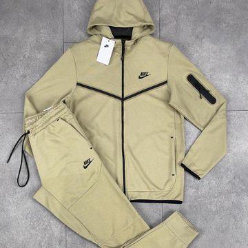 beige nike tracksuit