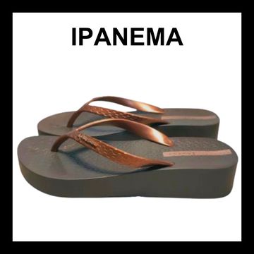 Ipanema - Heeled sandals (Brown, Cognac, Gold)