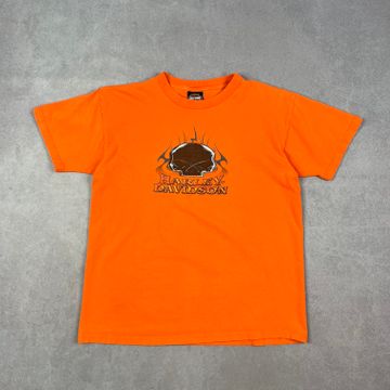 Harley Davidson  - Short sleeved T-shirts (Orange)
