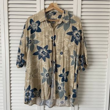 Andros - Print shirts (Blue, Beige)