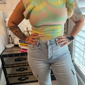 Zara - Short sleeved tops (Yellow, Green, Pink)