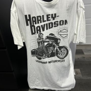 Harley Davidson  - T-shirts (Blanc)