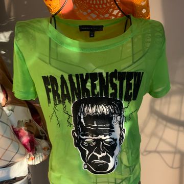 Monster Shirt Green Frankenstein T-shirt Universal 