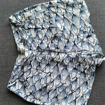 Nice Things, Paloma S. - Shorts en dentelle (Blanc, Bleu)