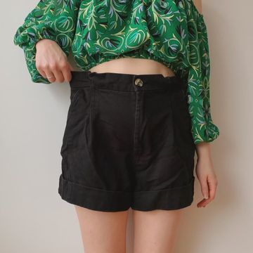 Zara  - Shorts cargo (Noir)