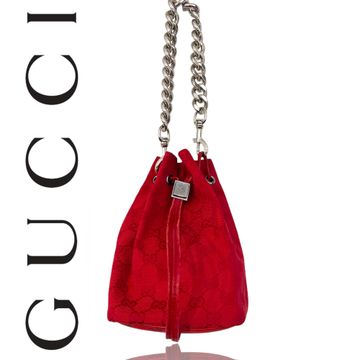 Gucci - Clutches & Wristlets (Red, Silver)