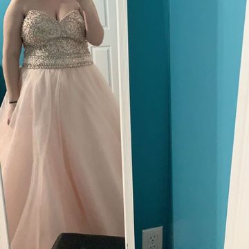 Prom dress  - Prom dresses (Pink, Silver)