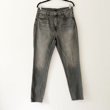 Frank & Oak - Jeans taille haute (Noir, Gris)