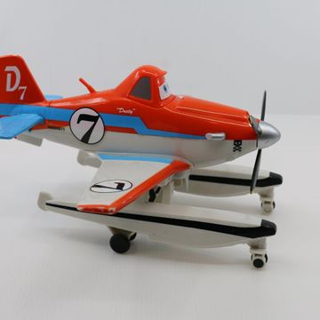 Disney Pixar Cars Dusty Talking Plane Toy 2013 Mattel 8" Long - Figurines (Orange)