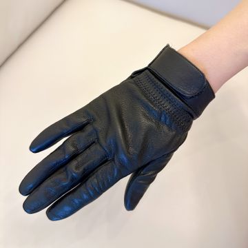Black Leather Gloves - Gants (Noir)