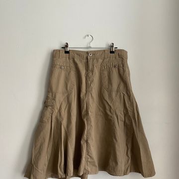Point zero - Midi-skirts (Brown, Beige)