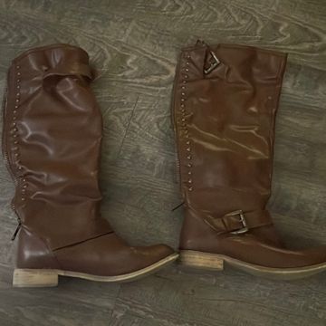 Na - Knee length boots (Brown)