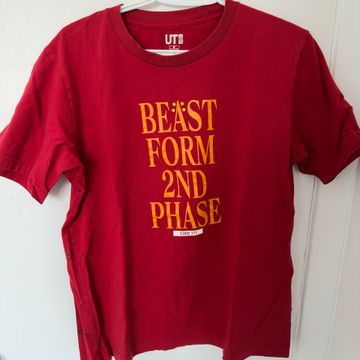 Uniqlo feat Evangelion  - Short sleeved T-shirts (Red)