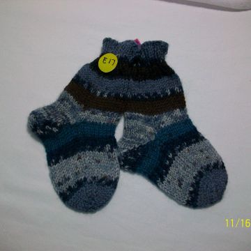 Fait main  - Socks & Thights (Blue)