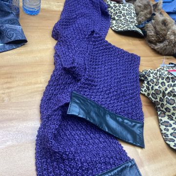 Custom - Knitted scarved (Purple)