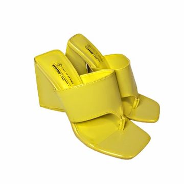 Call it spring - Heeled sandals (Yellow, Neon)