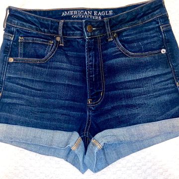 American eagle outfitters  - Shorts en jean (Bleu)