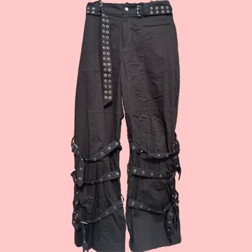 Current mood  - Pantalons à jambe larges (Noir)