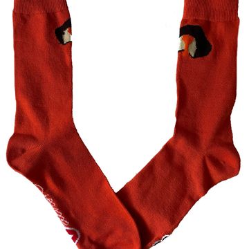 vachon - Dress socks (Black, Orange)