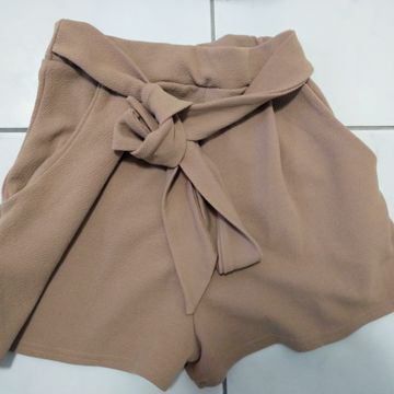 Boho - High-waisted shorts (Brown)