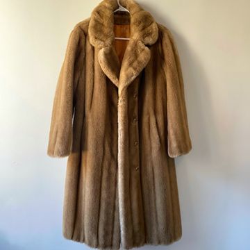 Vintage  - Faux fur coats (Orange, Beige, Cognac)