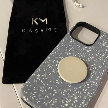 Kaseme - Étui pour tétéphone (Blanc, Bleu)