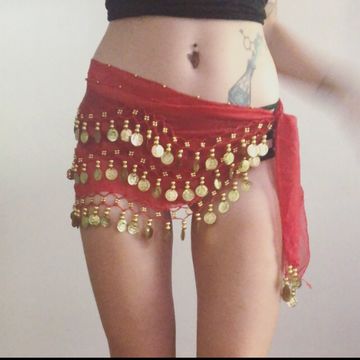 . - Skirts (Red, Gold)