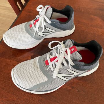 New Balance - Trainers (White, Red, Grey)