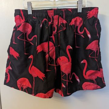 H&M - Board shorts (Black, Pink)