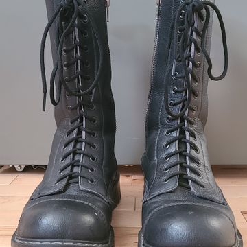 Vegetarian Shoes - Combat boots (Black)