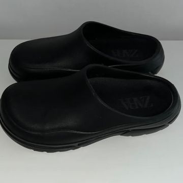 Zara - Sandales plates (Noir)