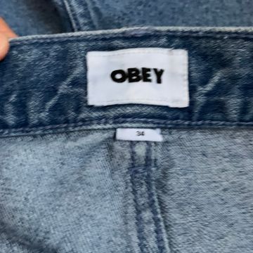 Obey  - Relaxed fit jeans (White, Black, Blue)