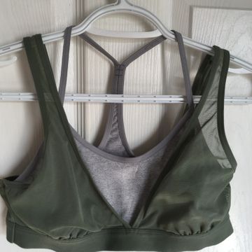 Aerie - Sport bras (Green, Grey)