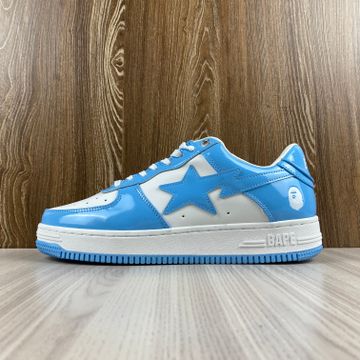 Bape STA - Sneakers (White, Blue, Turquiose)