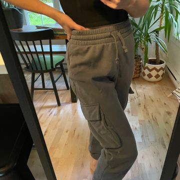 Zara - Pantalons cargo (Gris)
